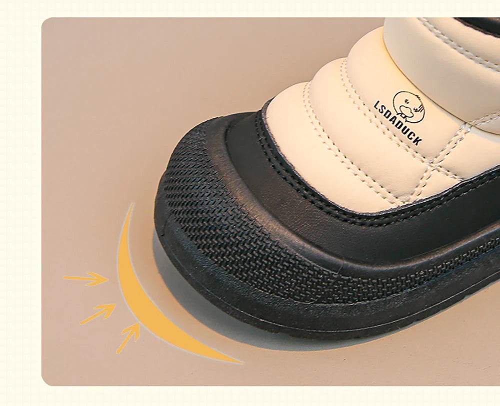 Warm Winter Snow Boots Waterproof Plush Lining For Kids - ToylandEU