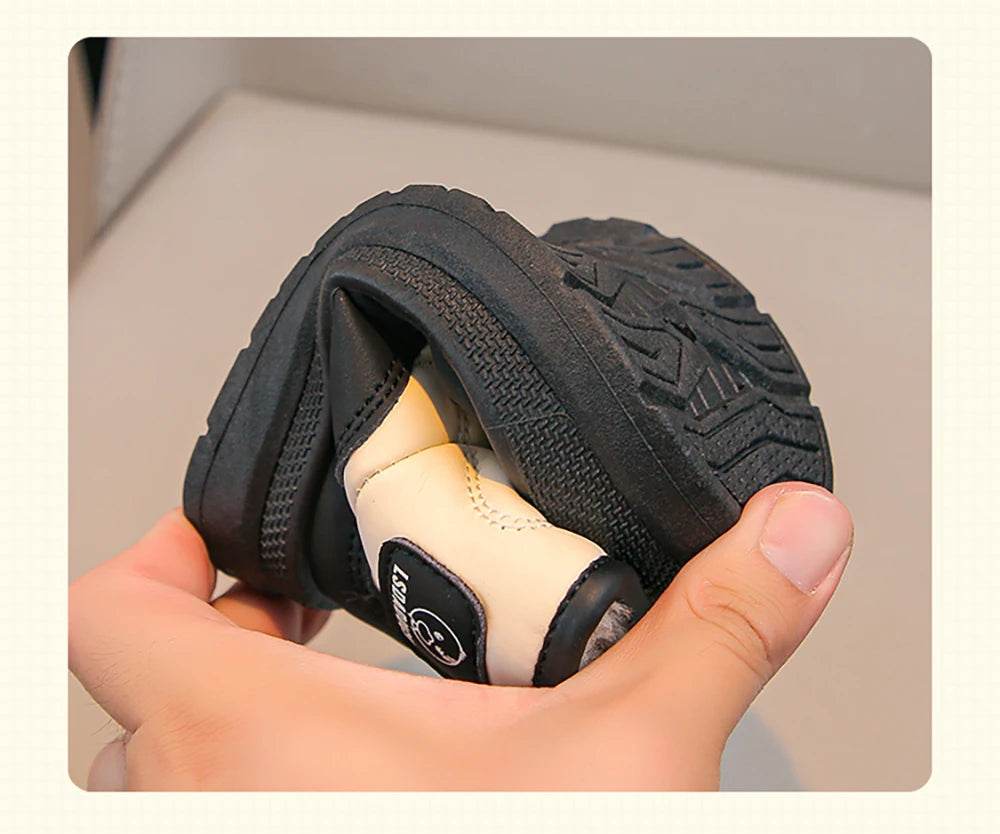 Warm Winter Snow Boots Waterproof Plush Lining For Kids - ToylandEU