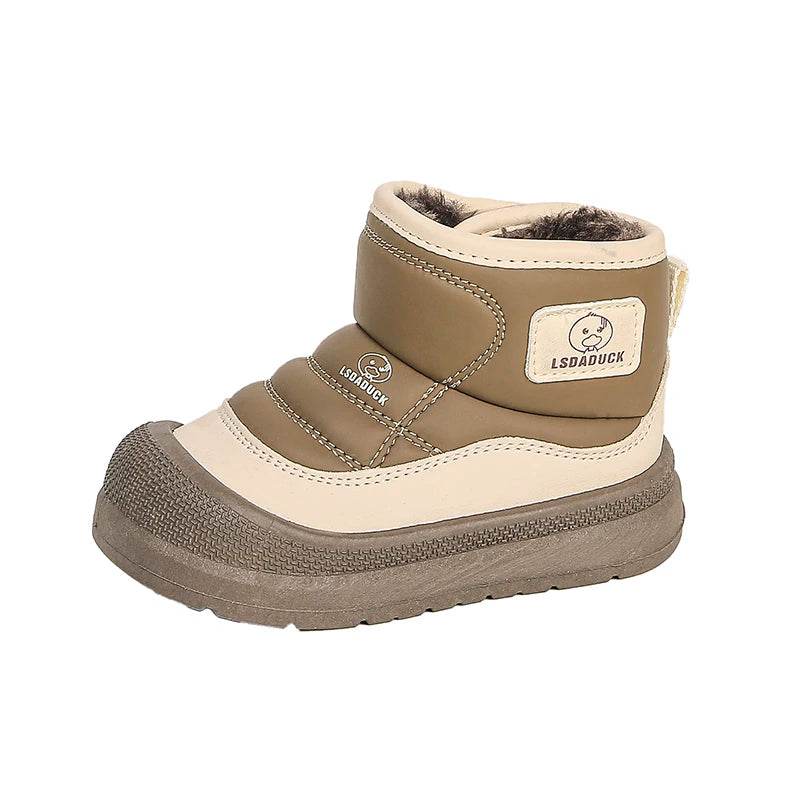 Warm Winter Snow Boots Waterproof Plush Lining For Kids - ToylandEU