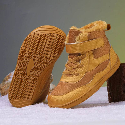 Warm Winter Snow Boots Wide Toe Waterproof Fur Lined Kids - ToylandEU