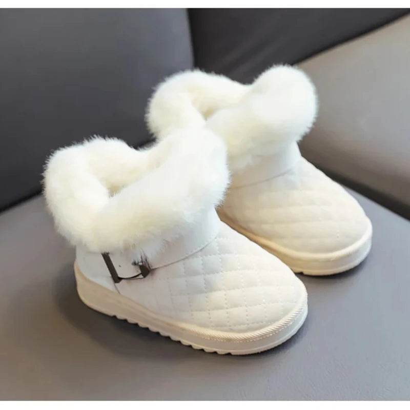 Warm Winter Waterproof Kids Snow Boots Fleece Lined Unisex - ToylandEU