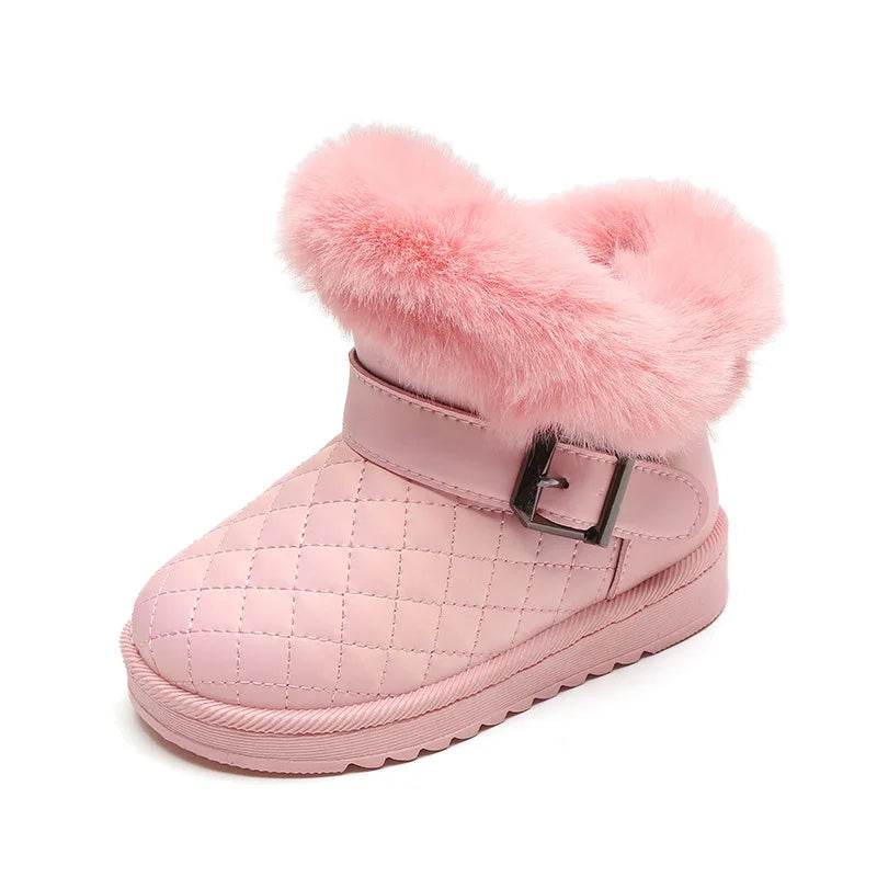 Warm Winter Waterproof Kids Snow Boots Fleece Lined Unisex - ToylandEU