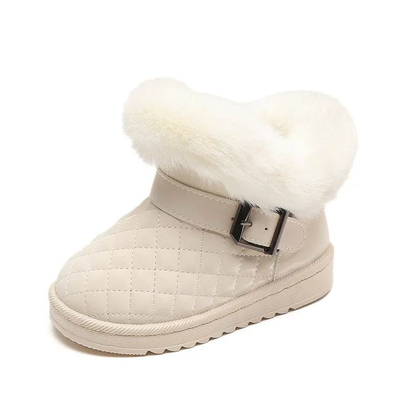 Warm Winter Waterproof Kids Snow Boots Fleece Lined Unisex - ToylandEU