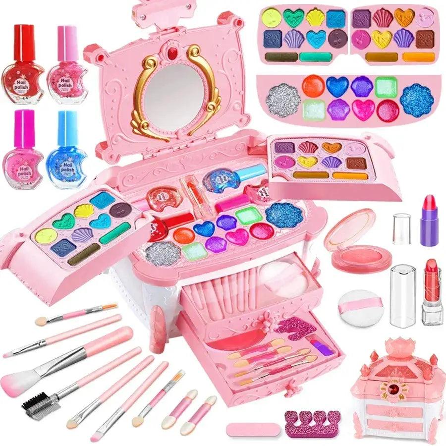 Washable Kids Makeup Kit For Girls Realistic Dress Up -  ToylandEU™