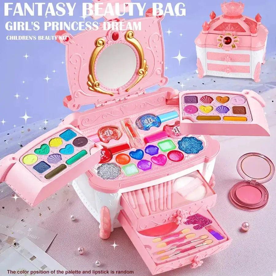  Washable Kids Makeup Kit For Girls Realistic Dress Up -  ToylandEU™