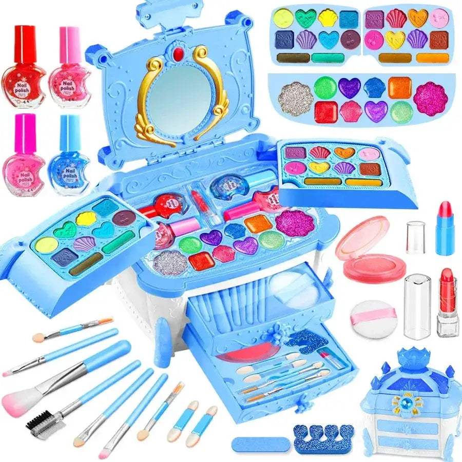 Washable Kids Makeup Kit For Girls Realistic Dress Up Toy - ToylandEU