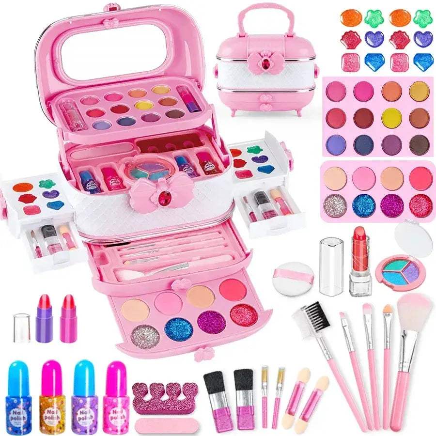 Washable Kids Makeup Kit For Girls With Safe Colors - ToylandEU