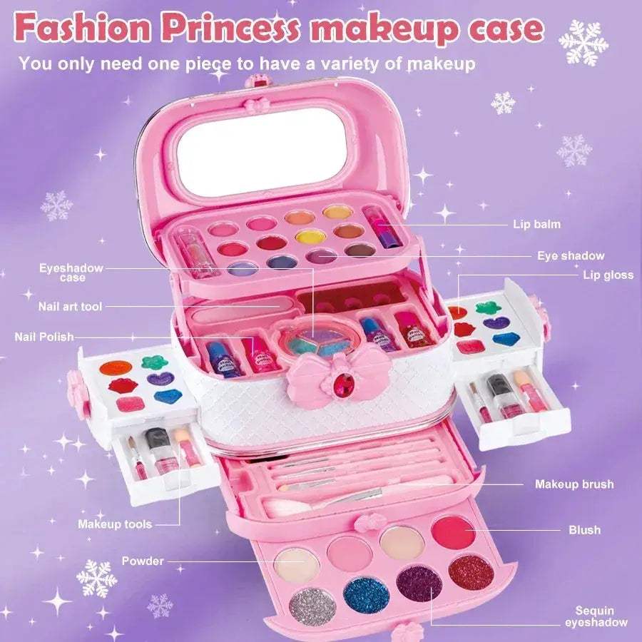 Washable Kids Makeup Kit For Girls With Safe Colors - ToylandEU