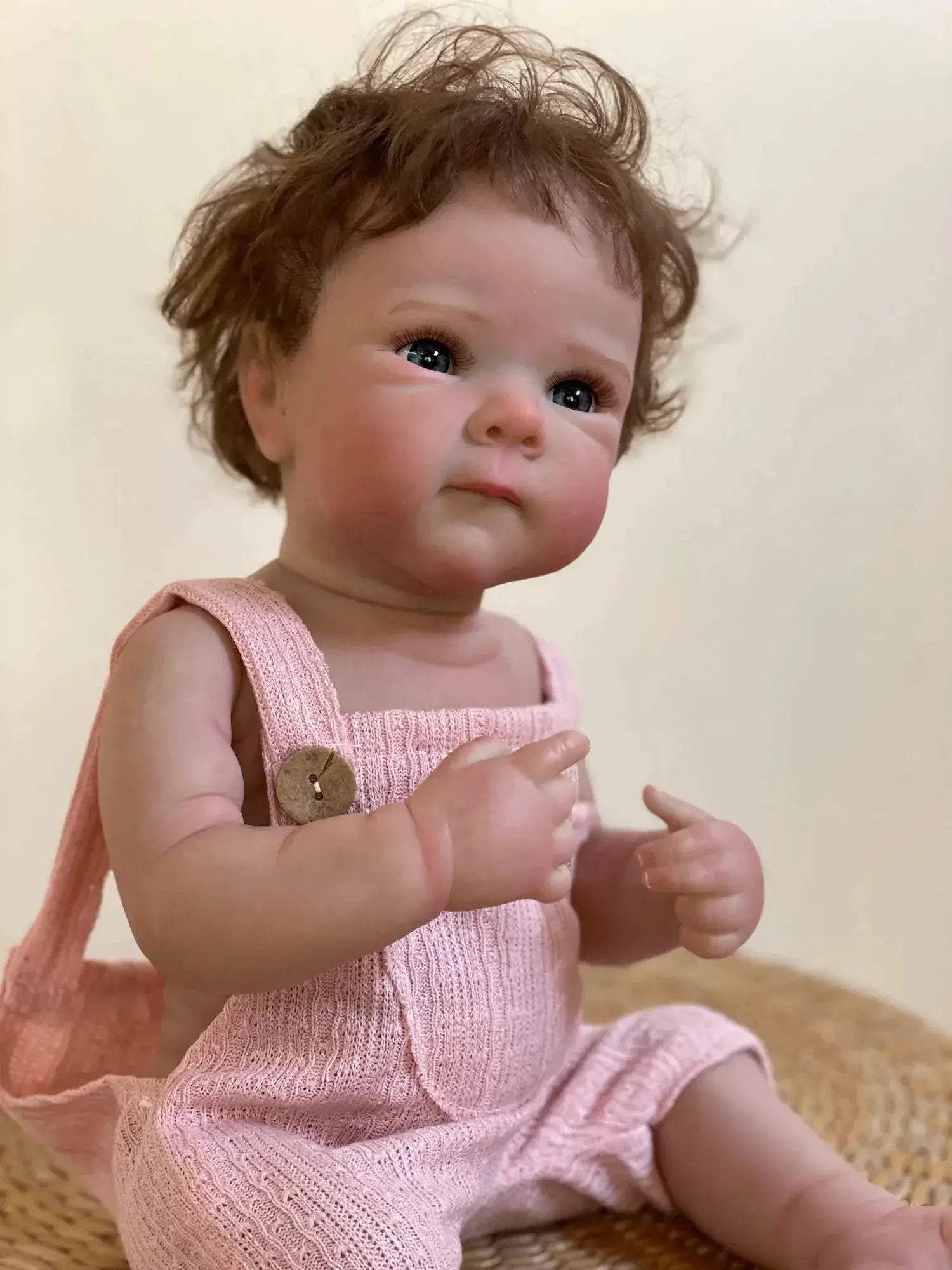 Washable Reborn Baby Doll With Rooted Hair And Veins - ToylandEU