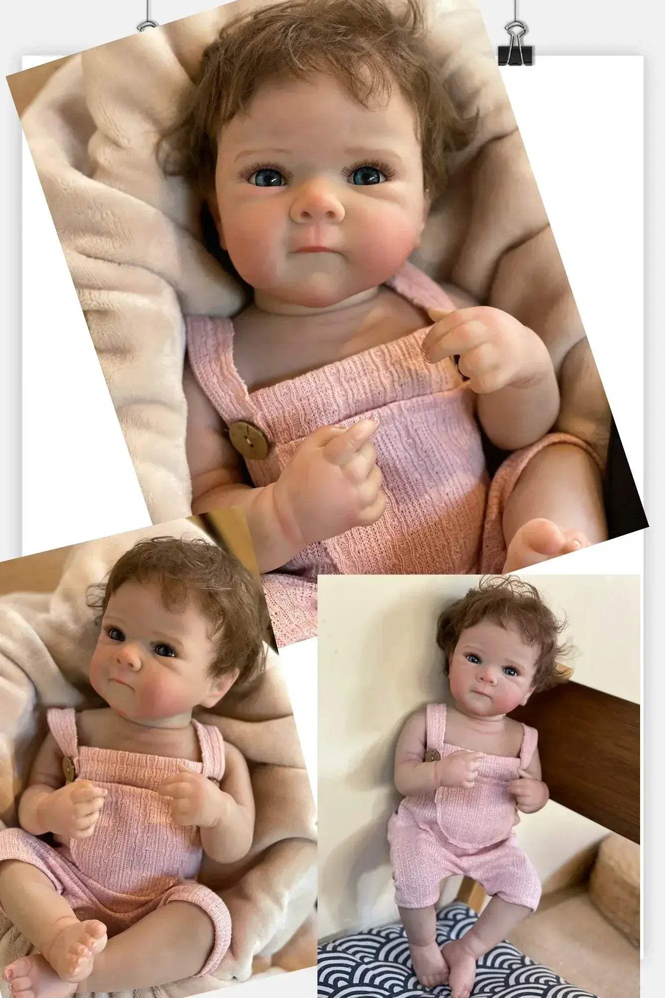 Washable Reborn Baby Doll With Rooted Hair And Veins - ToylandEU