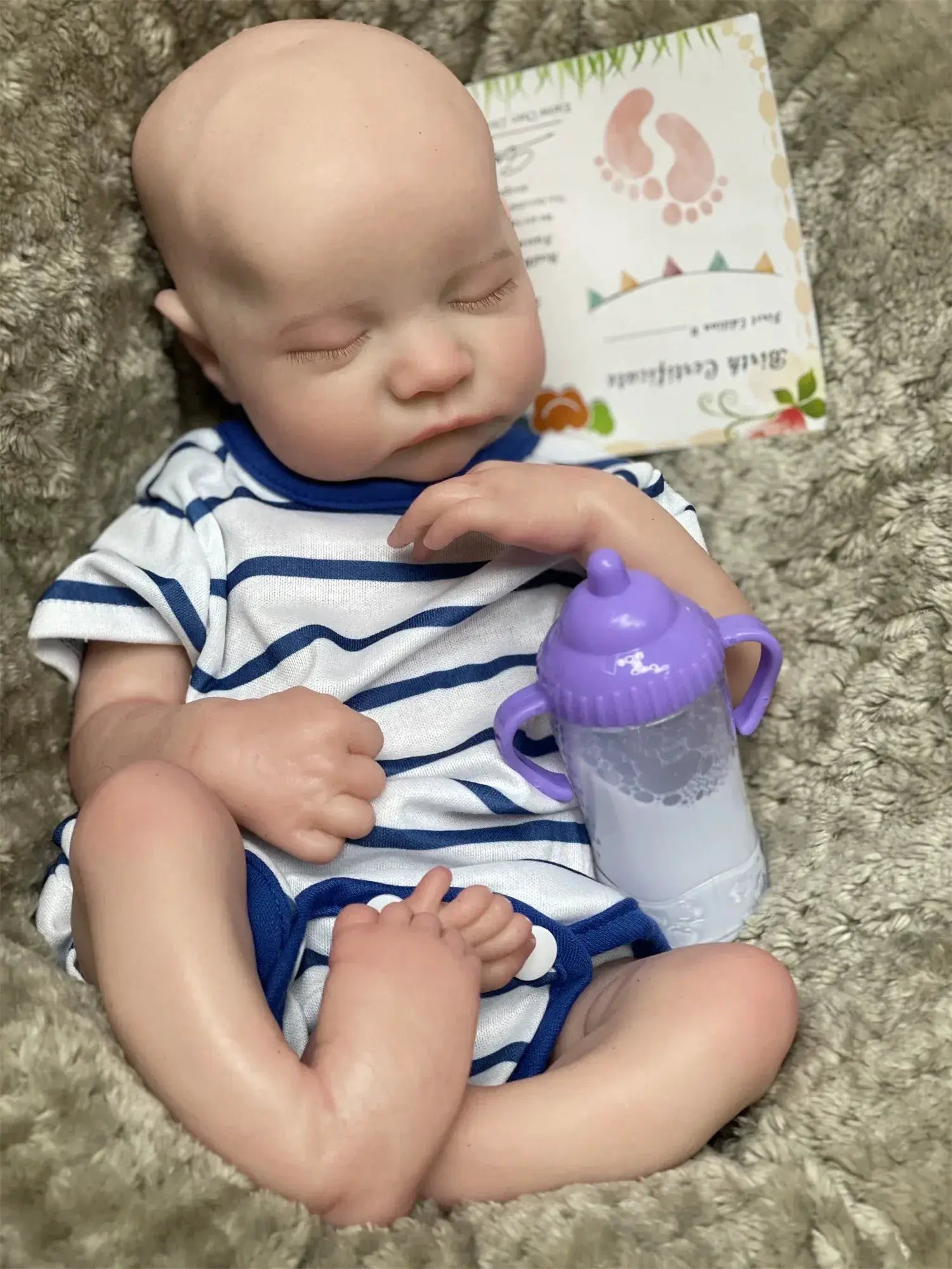 Washable Silicone Reborn Boy Doll 40cm Realistic Lifelike - ToylandEU
