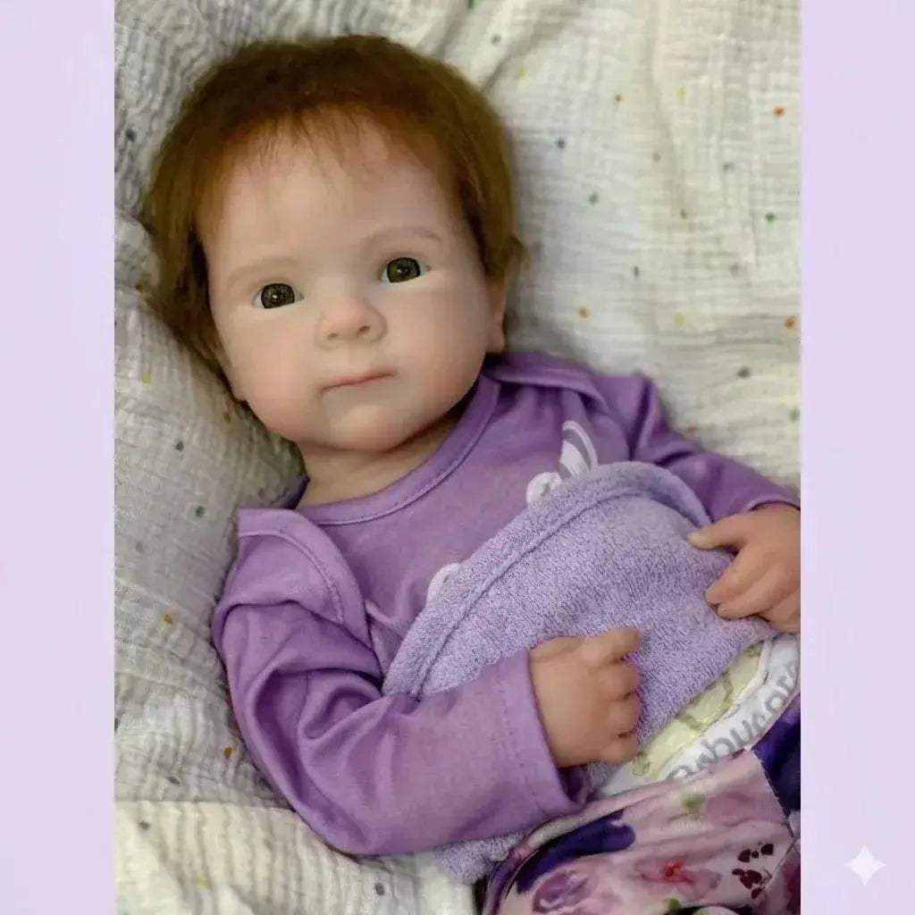 Washable Silicone Reborn Doll 45cm Rooted Mohair Bettie - ToylandEU