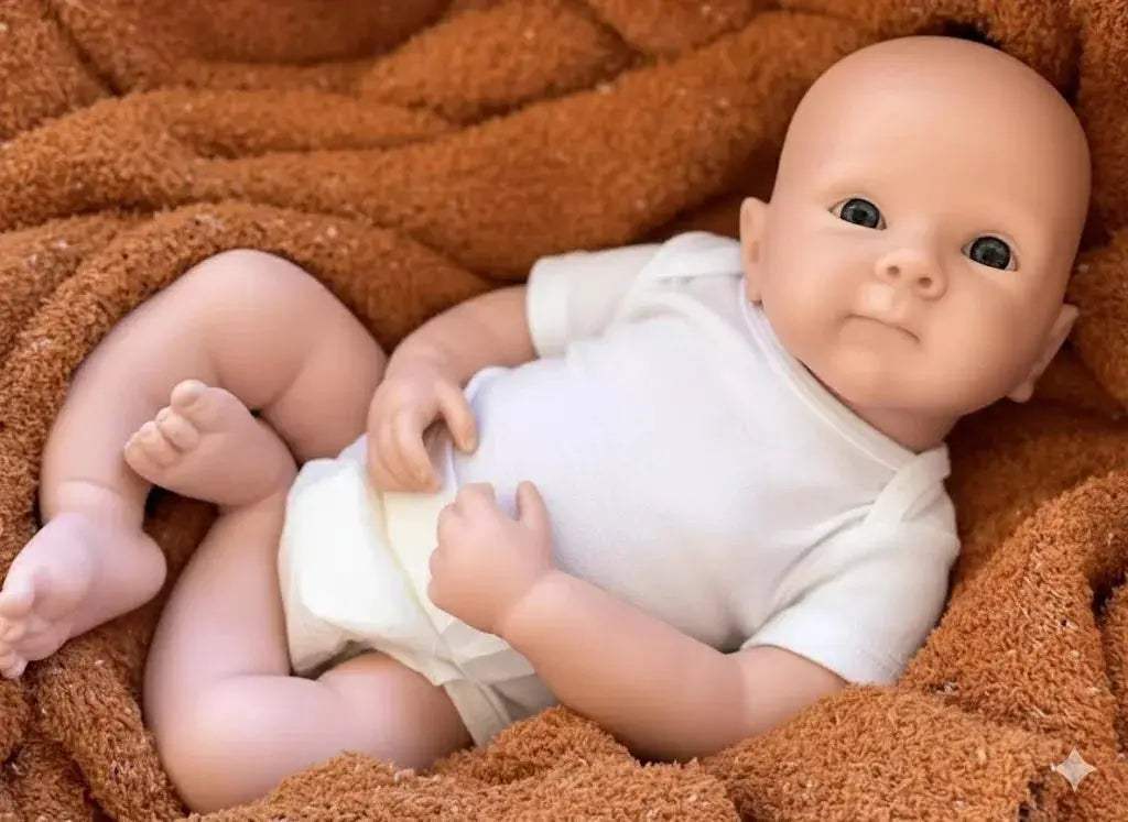  Washable Silicone Reborn Doll 45cm Rooted Mohair Luxe -  ToylandEU™