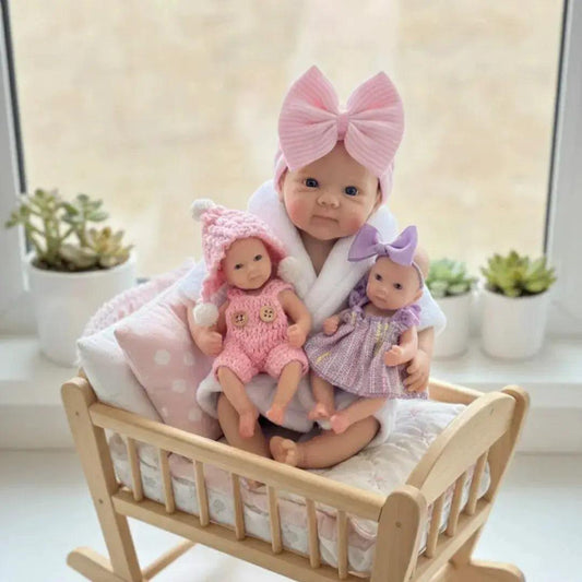  Washable Silicone Reborn Dolls 6 to 13 Inches Hand Painted -  ToylandEU™