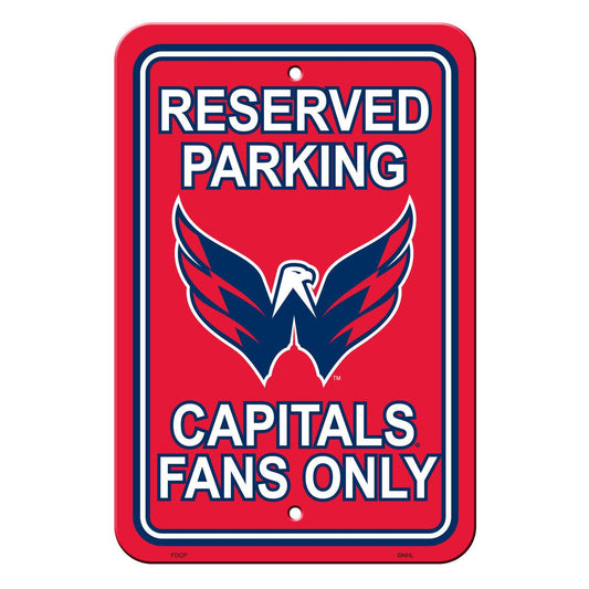 Washington Capitals 12x18 Plastic Reserved Parking Sign - ToylandEU