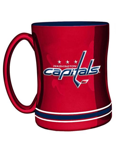 Washington Capitals 14oz Sculpted Relief Coffee Mug 3D Logo - ToylandEU