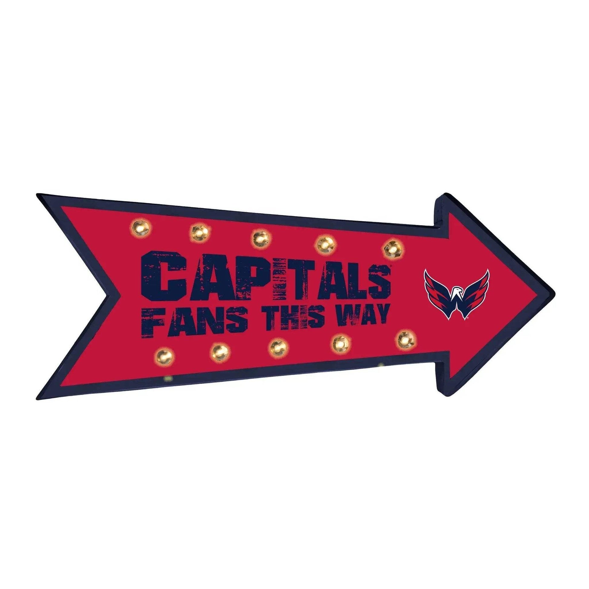  Washington Capitals Arrow Running Light Marquee Sign -  ToylandEU™