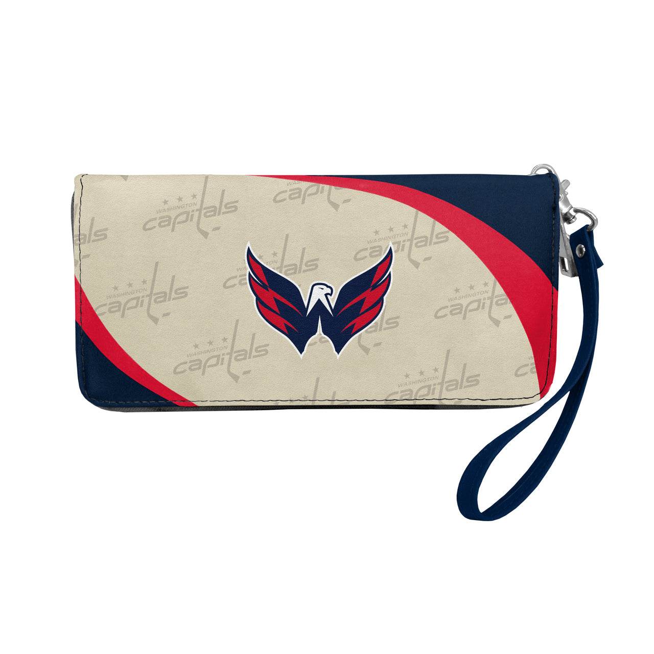 Washington Capitals Curve Zip Wallet Organizer Wristlet - ToylandEU