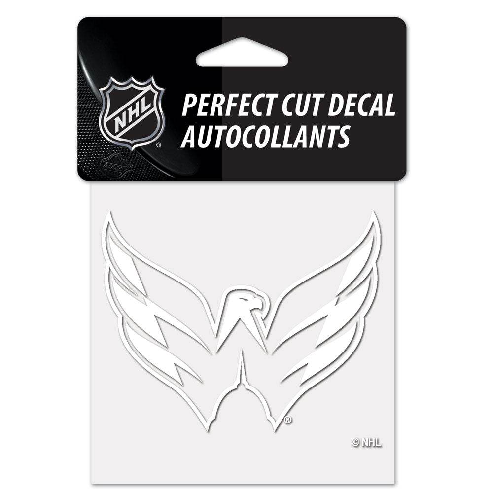 Washington Capitals Decal 4x4 Perfect Cut White Vinyl - ToylandEU