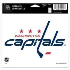  Washington Capitals Decal 5x6 Ultra Color -  ToylandEU™