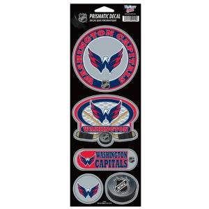 Washington Capitals Prismatic Die Cut Sticker Sheet 4x12 - ToylandEU