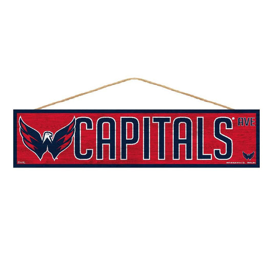 Washington Capitals Wood Sign 4x17 Avenue Design Wincraft - ToylandEU