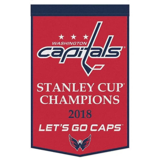  Washington Capitals Wool Banner 24x38 Dynasty Champ Design -  ToylandEU™