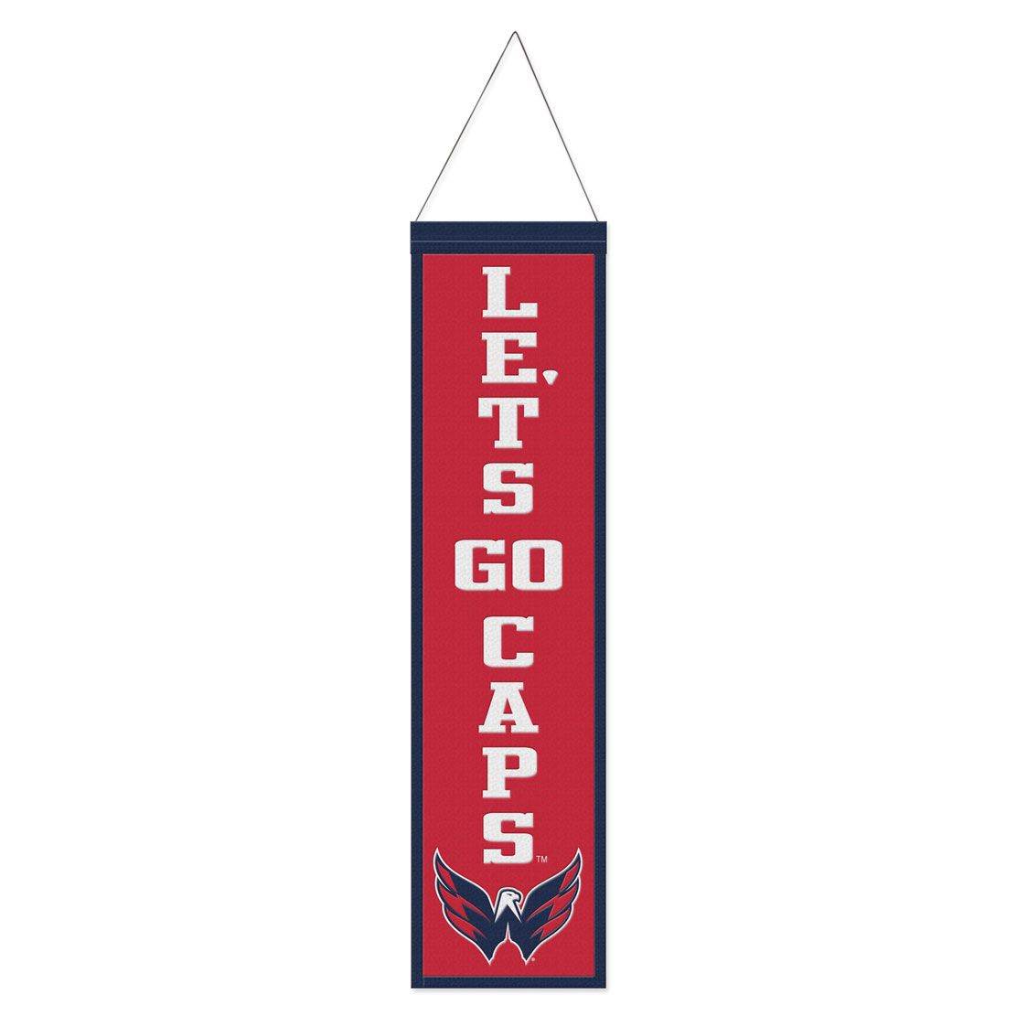Washington Capitals Wool Banner 8x32 Heritage Slogan Design - ToylandEU