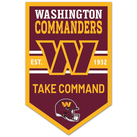 Washington Commanders 11x17 Wood Chevron Wall Sign - ToylandEU