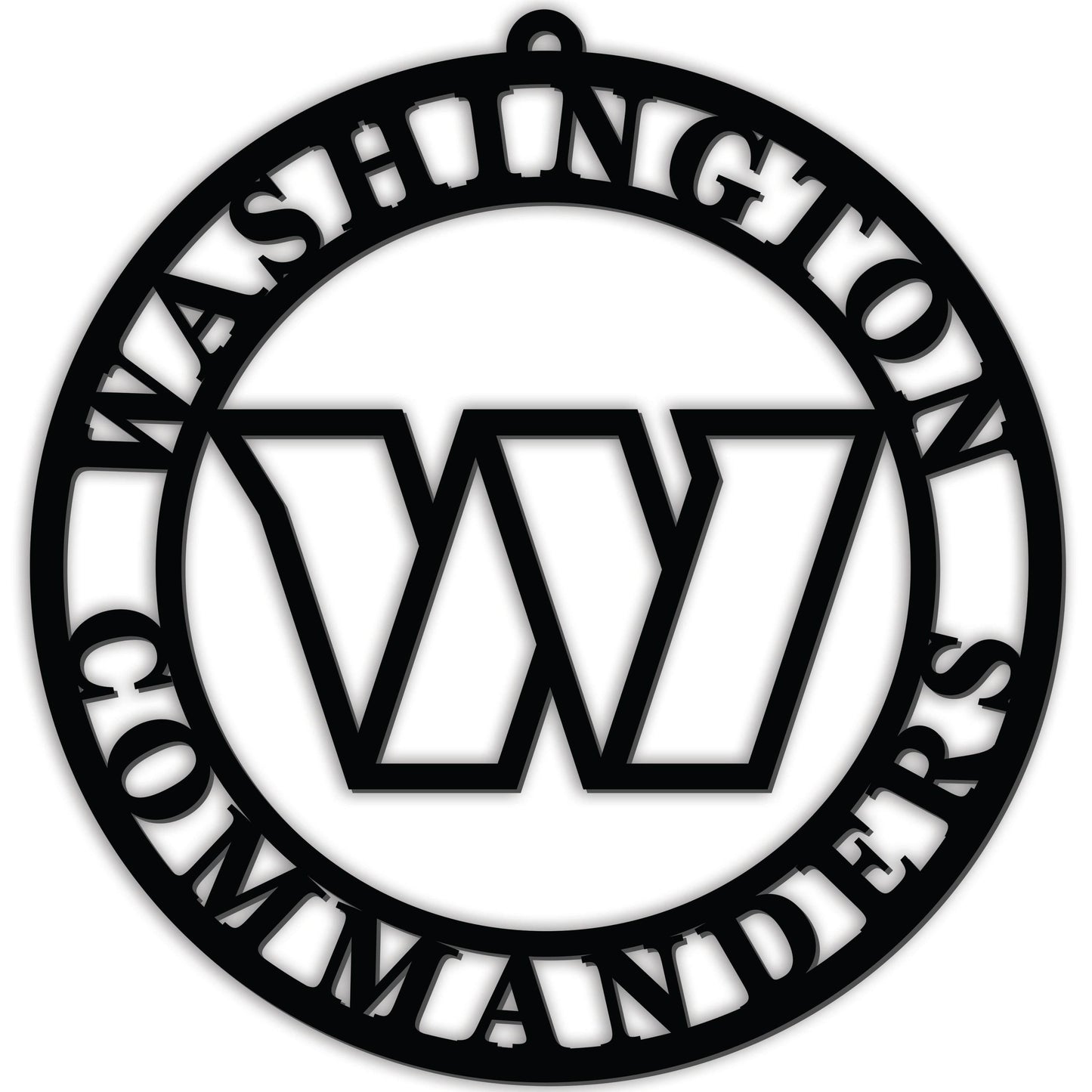 Washington Commanders 16 Inch Door Hanger Sign Cutout - ToylandEU