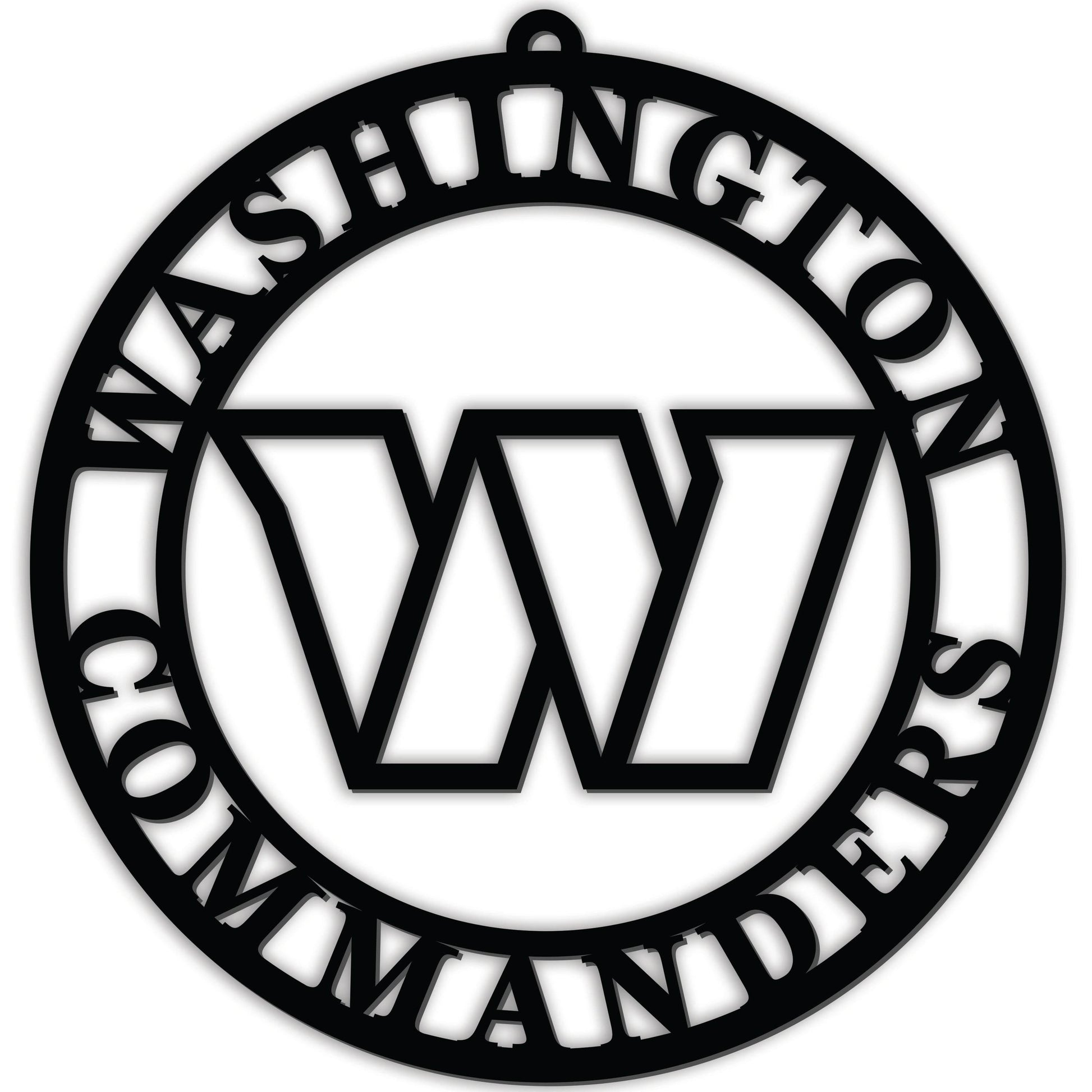Washington Commanders 16 Inch Door Hanger Sign Cutout - ToylandEU