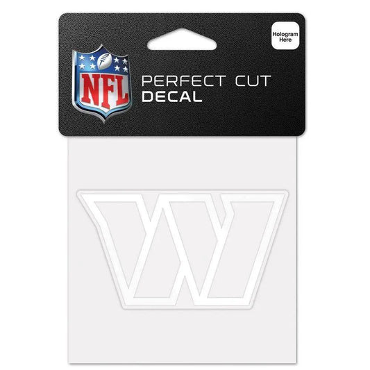  Washington Commanders 4x4 Decal Perfect Cut White Vinyl -  ToylandEU™