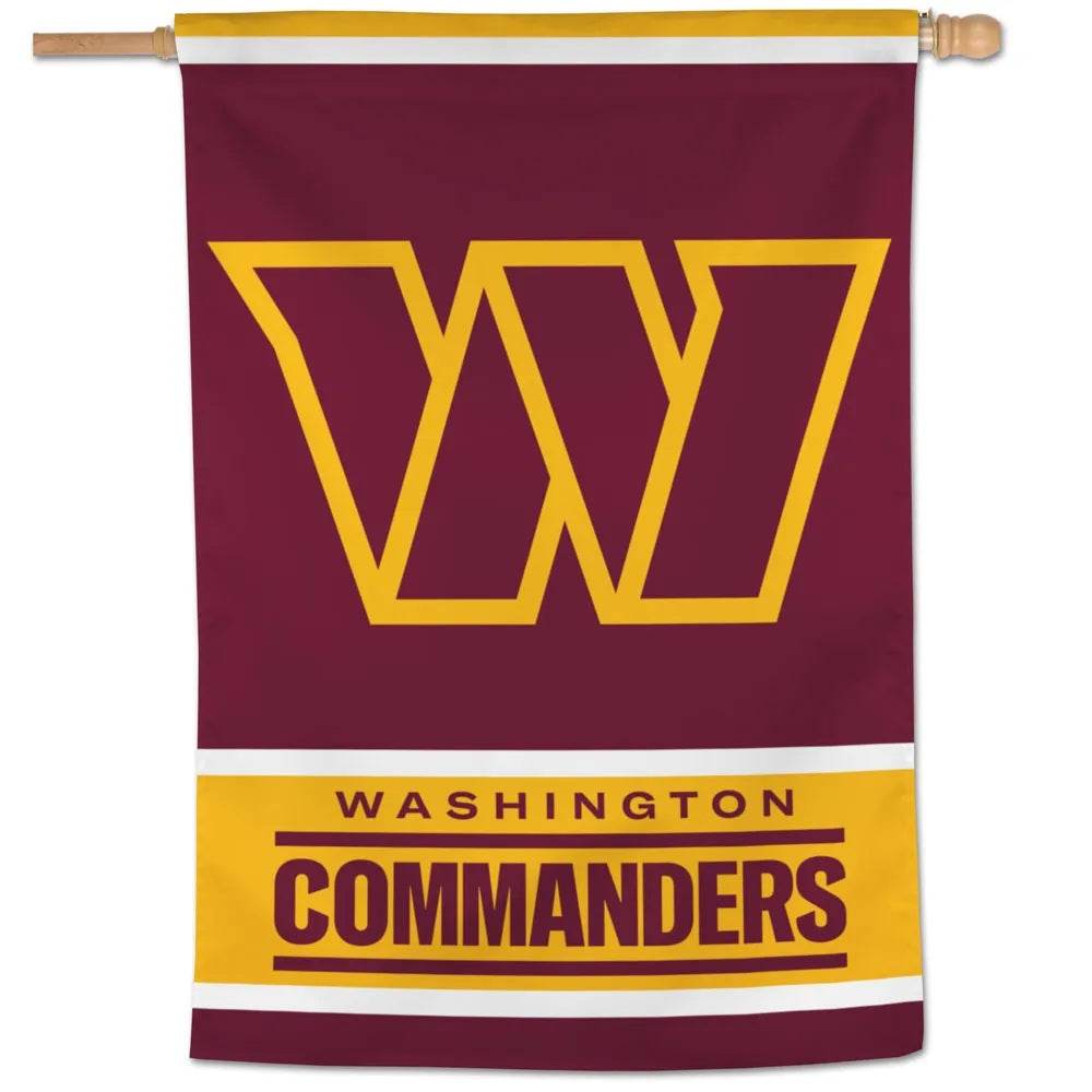 Washington Commanders Banner 28x40 Vertical Polyester Flag - ToylandEU