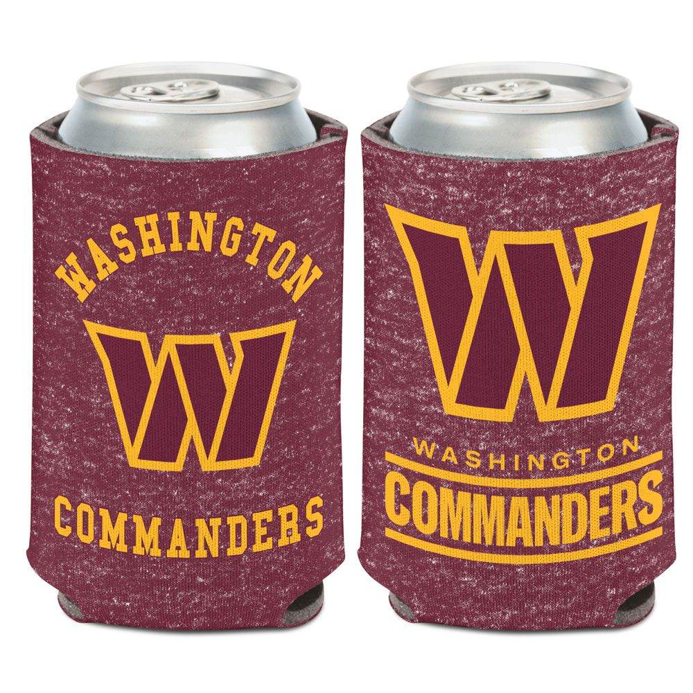 Washington Commanders Can Cooler Heathered 12 Oz Foam Wrap - ToylandEU