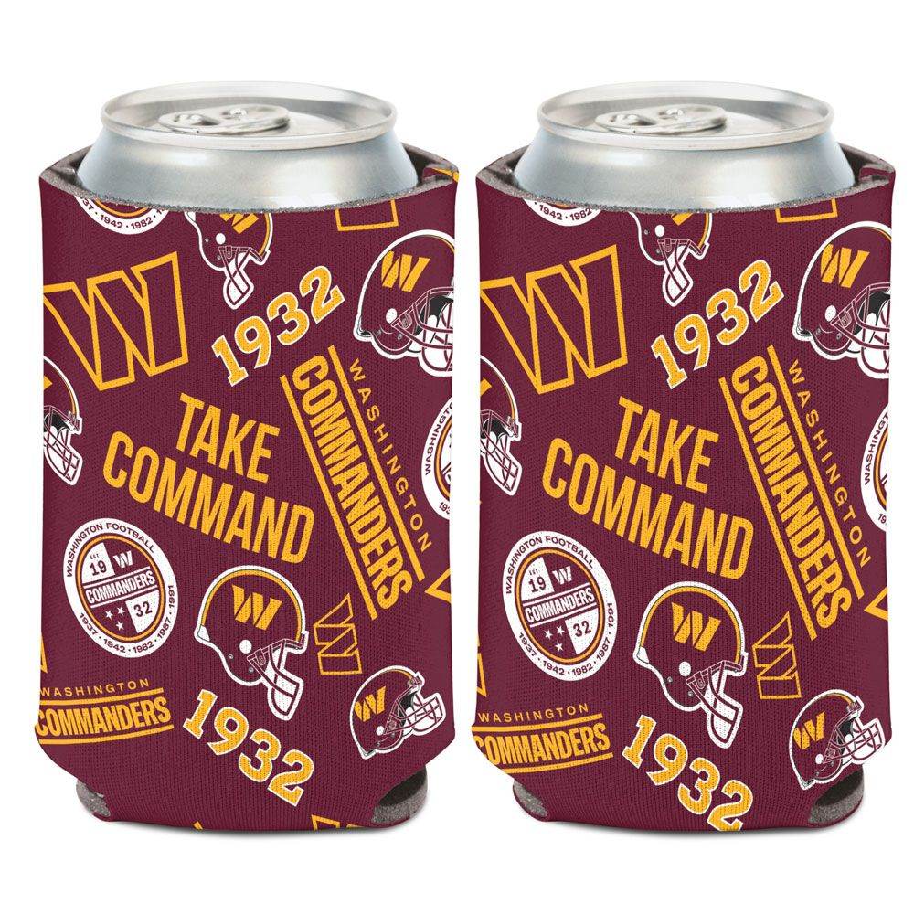 Washington Commanders Can Cooler Scatterprint Design - ToylandEU