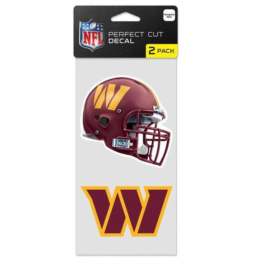  Washington Commanders Decal 4x4 Perfect Cut Set of 2 -  ToylandEU™
