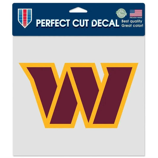  Washington Commanders Decal 8x8 Perfect Cut Color Vinyl -  ToylandEU™