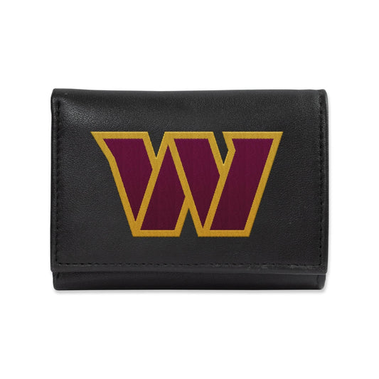 Washington Commanders Embroidered Leather Trifold Wallet - ToylandEU