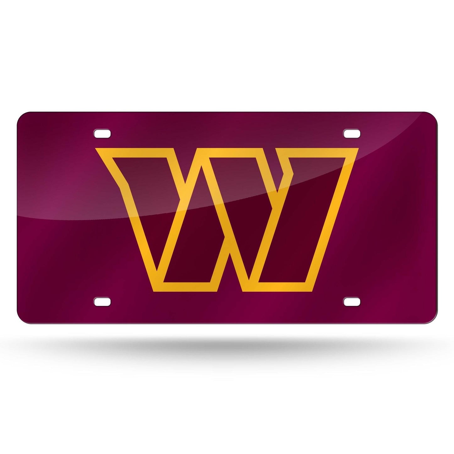 Washington Commanders License Plate Laser Cut Ornament - ToylandEU