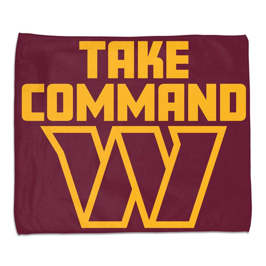 Washington Commanders Rally Towel 15x18 Full Color Official - ToylandEU