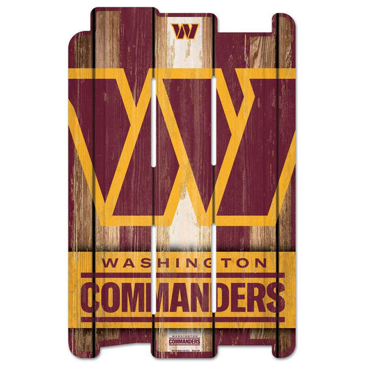 Washington Commanders Team Sign 11x17 Wood Fence Style - ToylandEU