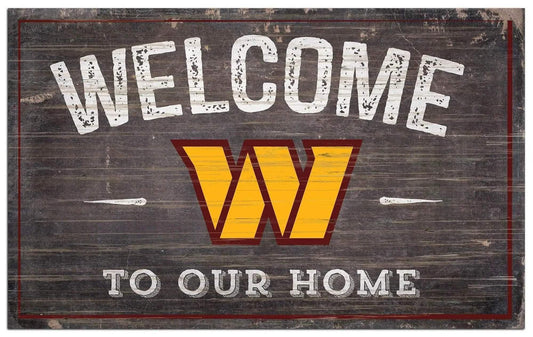  Washington Commanders Wood Sign Welcome To Our Home Rope -  ToylandEU™
