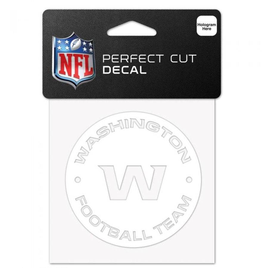 Washington Football Team 4x4 Decal Perfect Cut White - ToylandEU