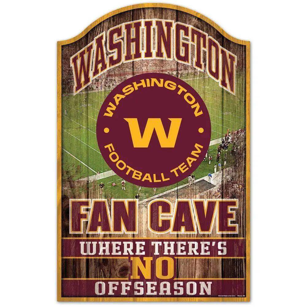  Washington Football Team Sign 11x17 Wood Fan Cave Design -  ToylandEU™