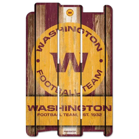  Washington Football Team Wood Fence Sign 11x17 Retro -  ToylandEU™