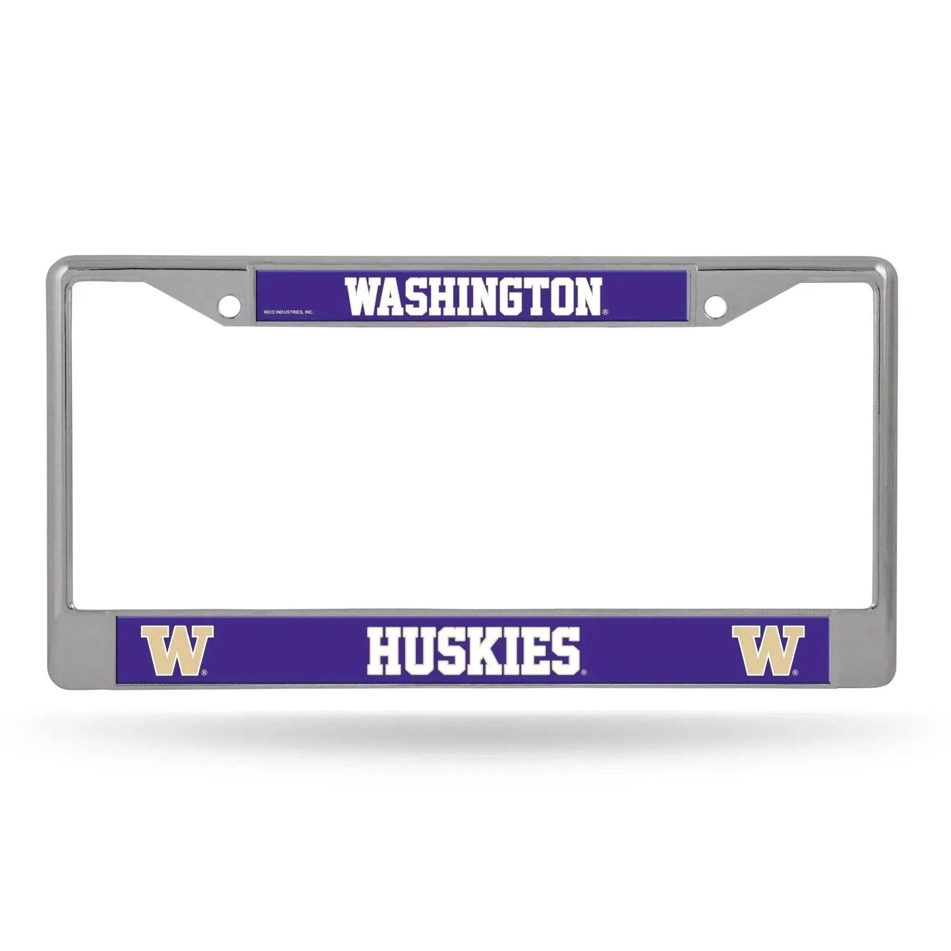  Washington Huskies Chrome License Plate Frame With Logo -  ToylandEU™