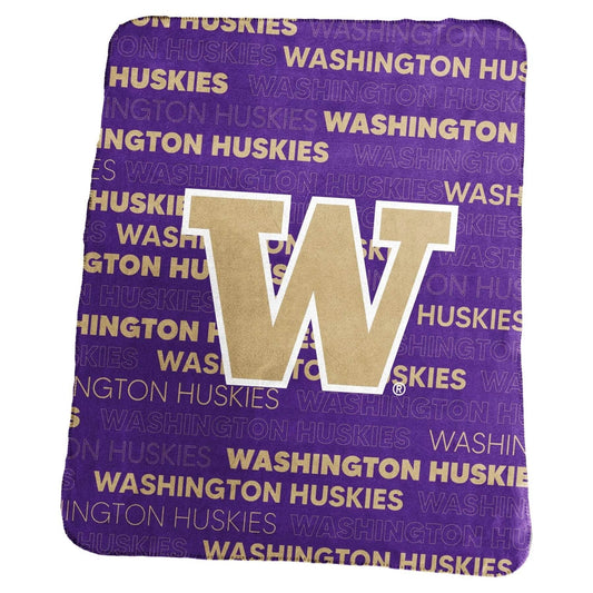 Washington Huskies Fleece Blanket 50x60 Classic Throw - ToylandEU