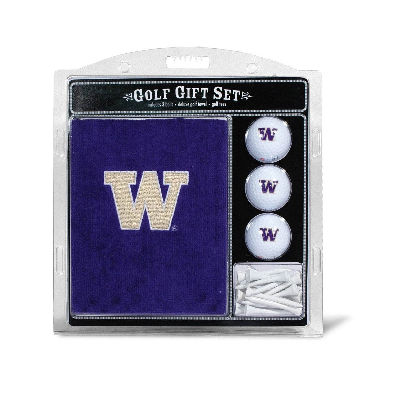Washington Huskies Golf Gift Set With Embroidered Towel - ToylandEU