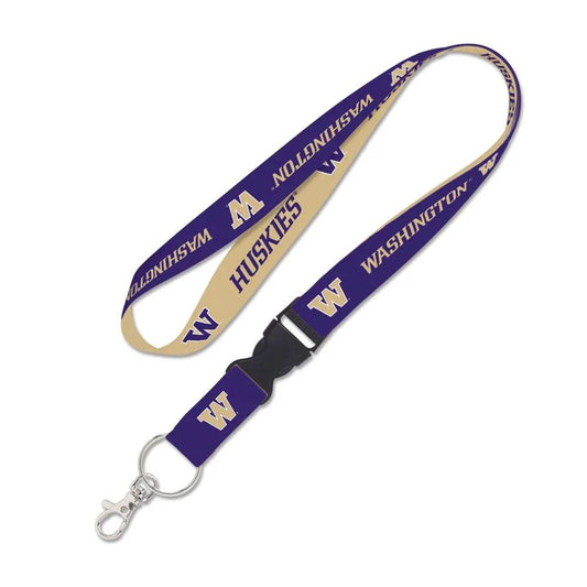 Washington Huskies Lanyard With Detachable Buckle Two Color - ToylandEU