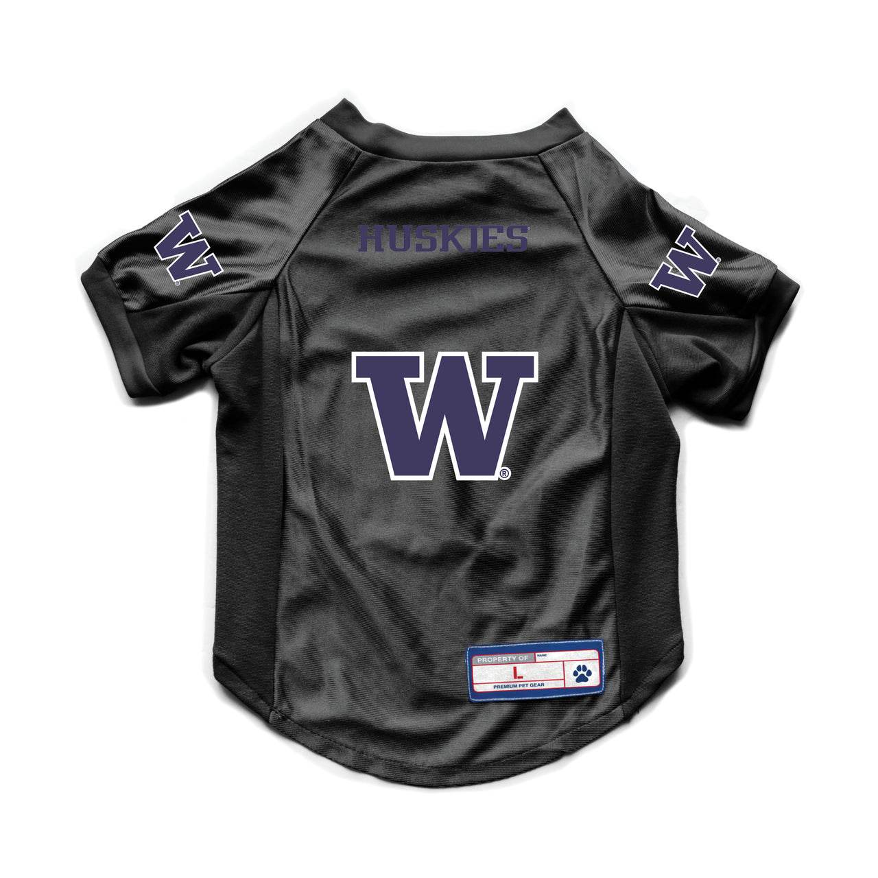 Washington Huskies Pet Jersey Stretch Size Big Dog Premium - ToylandEU